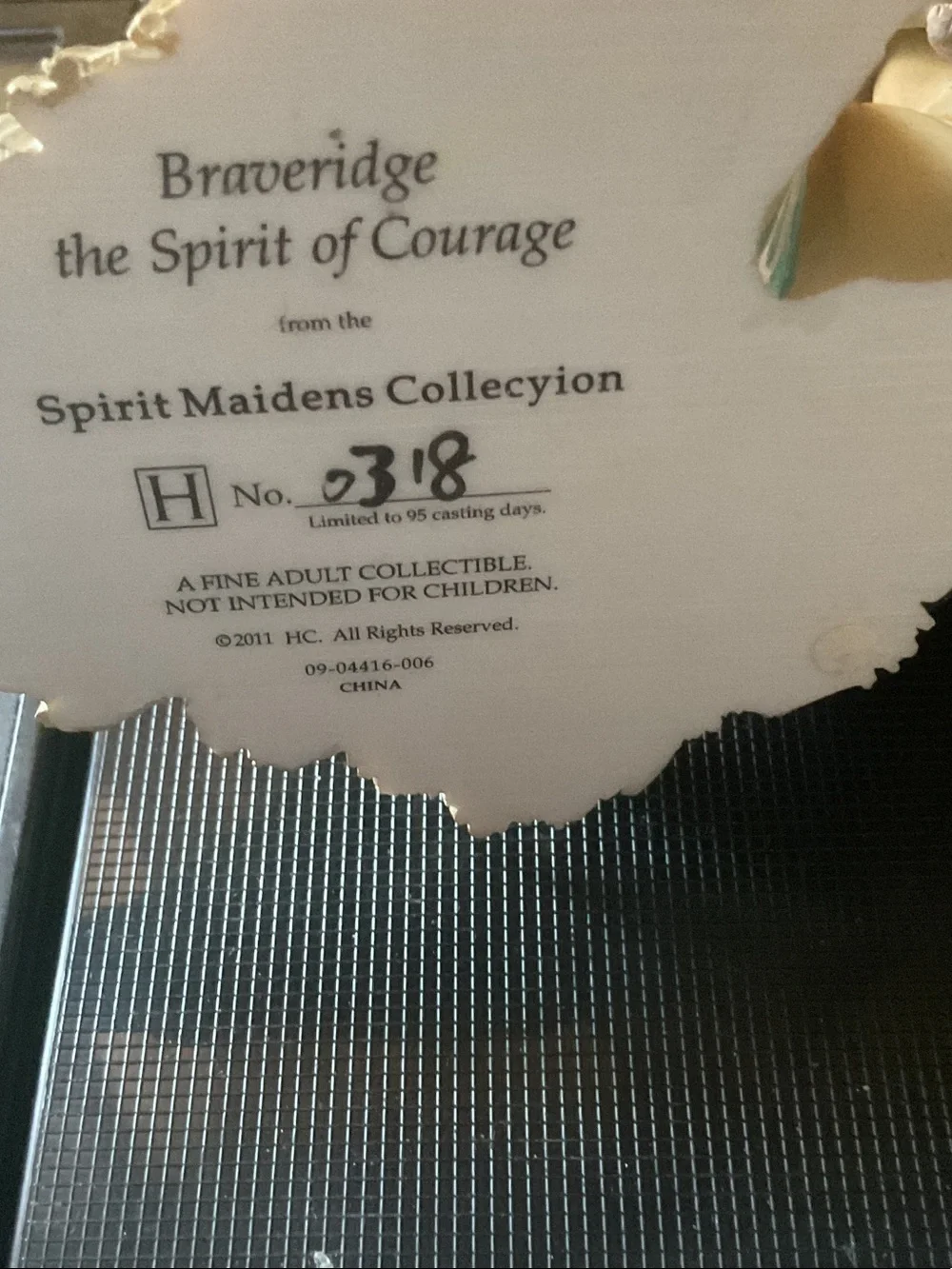 Spirit of Abundance and Spirit of Courage figure by Hamilton Collection